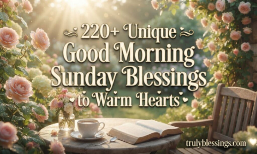 220-unique-good-morning-sunday-blessings-to-warm-hearts