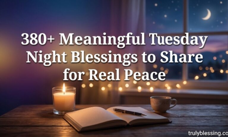 380+ Meaningful Tuesday Night Blessings to Share for Real Peace