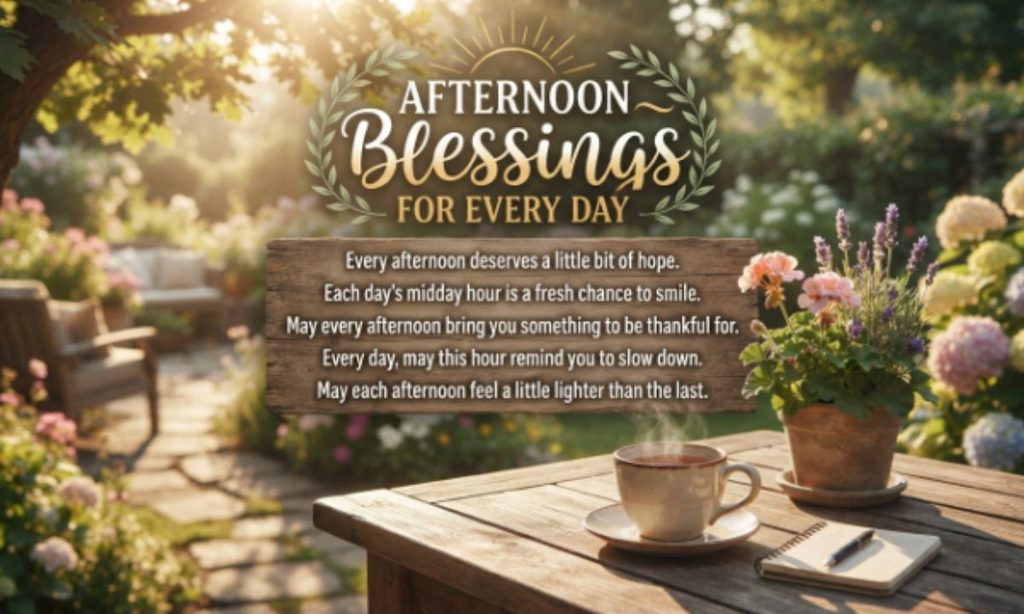 Afternoon Blessings for Every Day