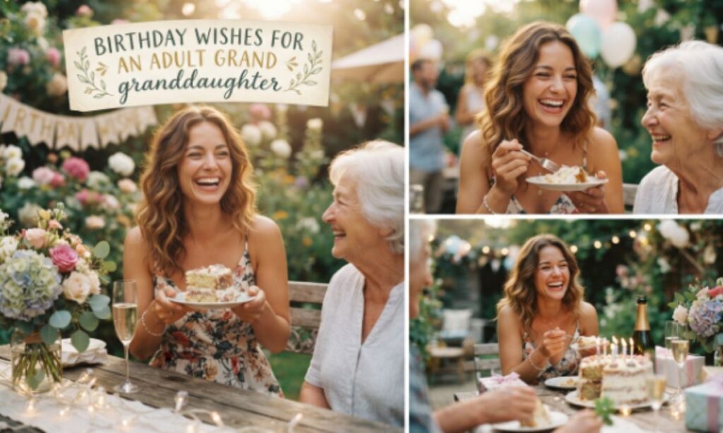 Birthday Wishes for an Adult Granddaughter