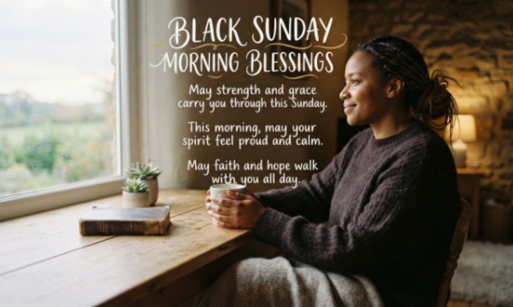 Black Sunday Morning Blessings