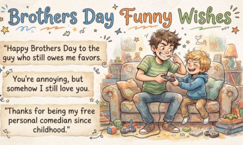Brothers Day Funny Wishes