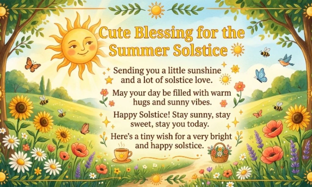 Cute Blessing for the Summer Solstice