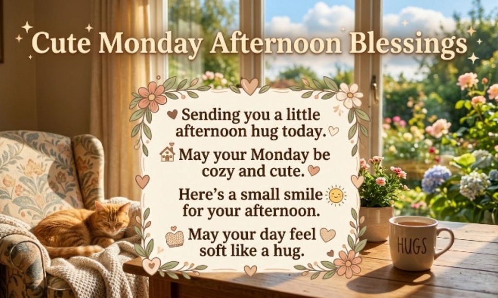 Cute Monday Afternoon Blessings