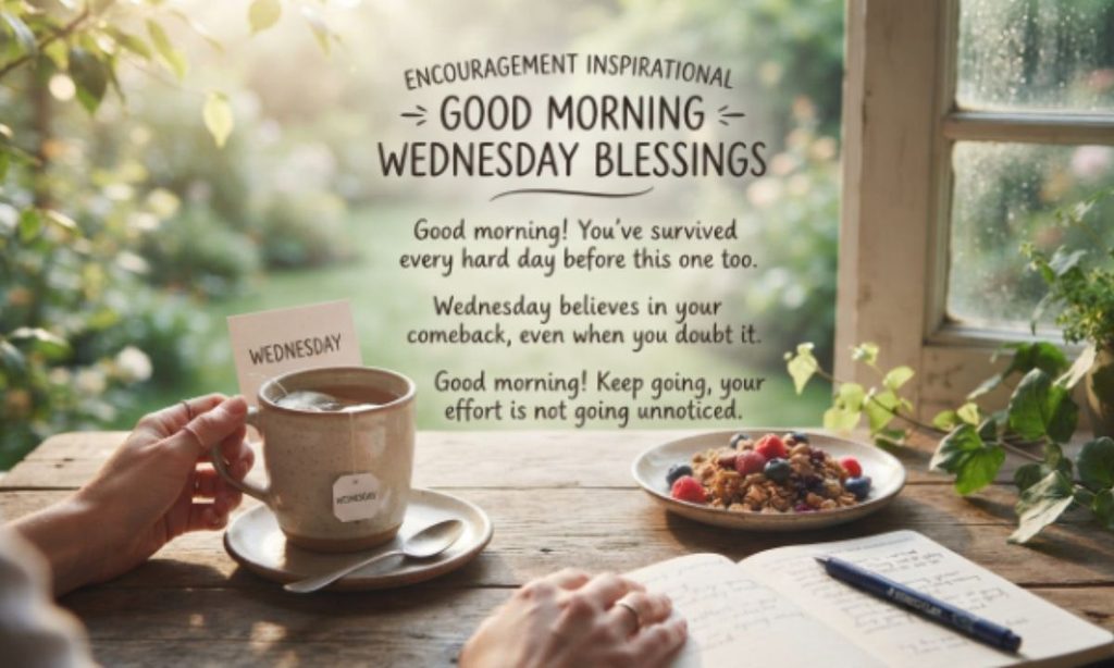 Encouragement Inspirational Good Morning Wednesday Blessings