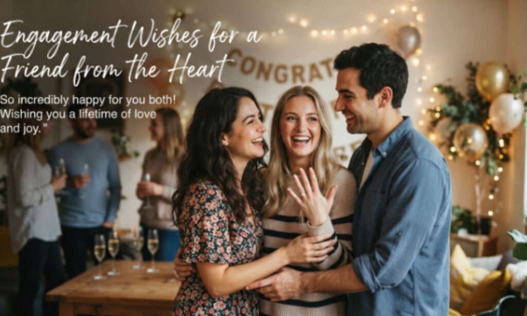 Engagement Wishes for a Friend from the Heart