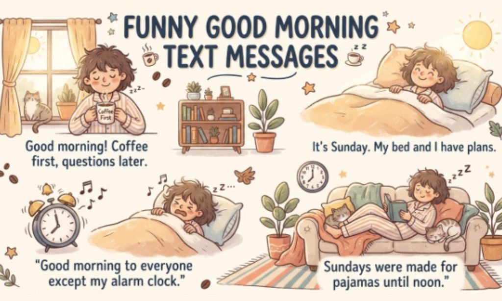 Funny Good Morning text Messages