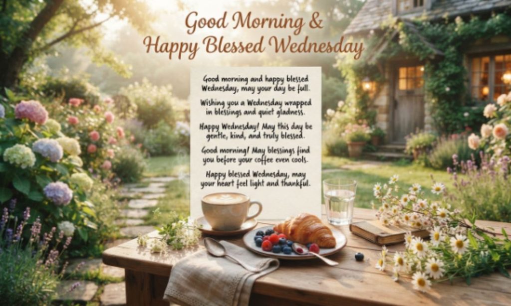 Good Morning & Happy Blessed Wednesday
