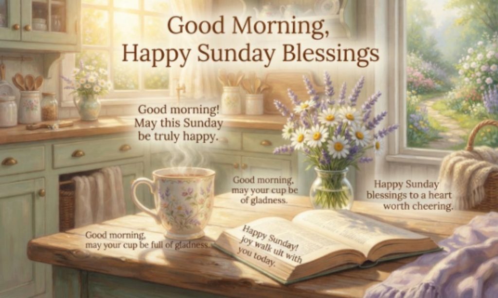 Good Morning Happy Sunday Blessings