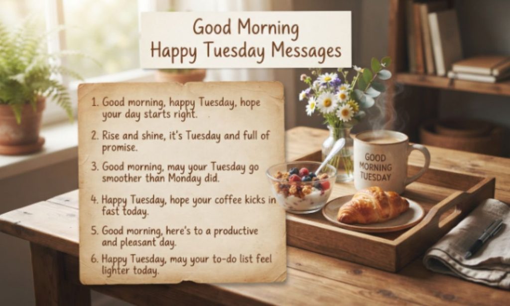 Good Morning Happy Tuesday Messages