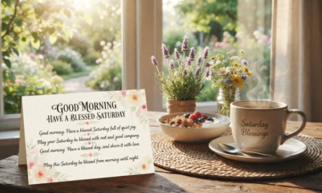 Good Morning Have a Blessed Saturday