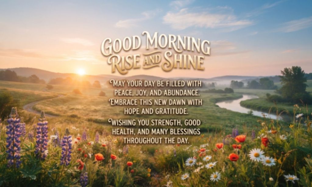 Good Morning Rise and Shine