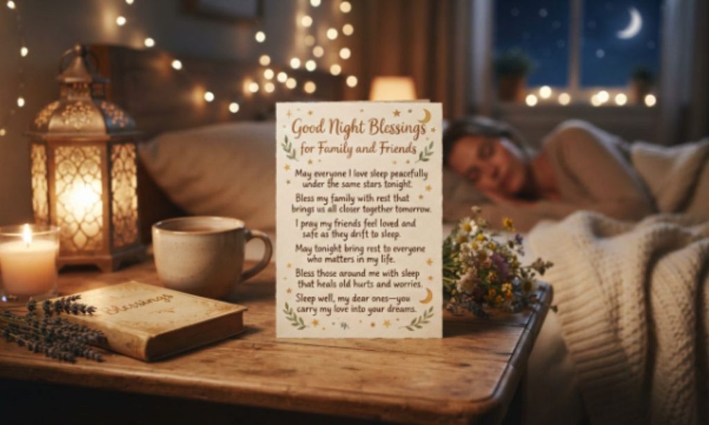 Good Night Blessings for Family and Friends
