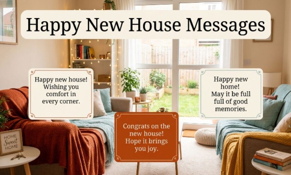Happy New House Messages