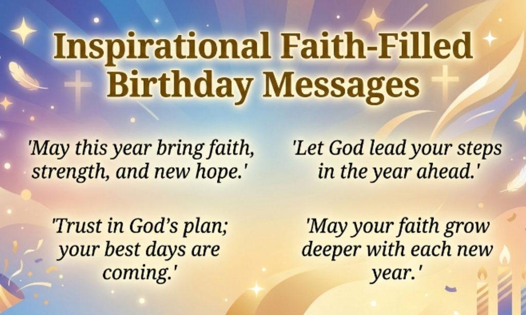 Inspirational Faith-Filled Birthday Messages