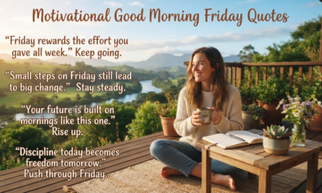 Motivational Good Morning Friday Quotes