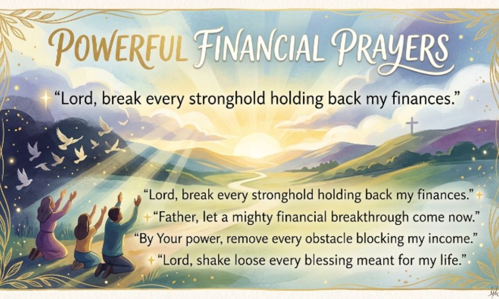 Powerful financial prayers