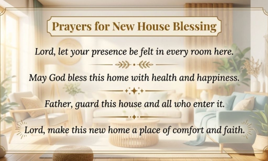 Prayers for New House Blessing