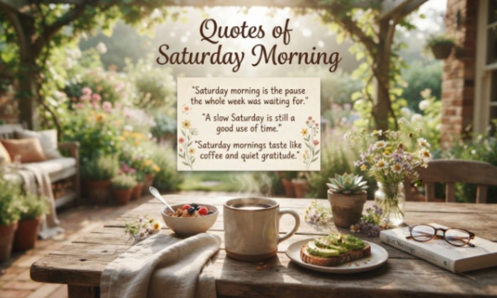 Quotes of Saturday Morning