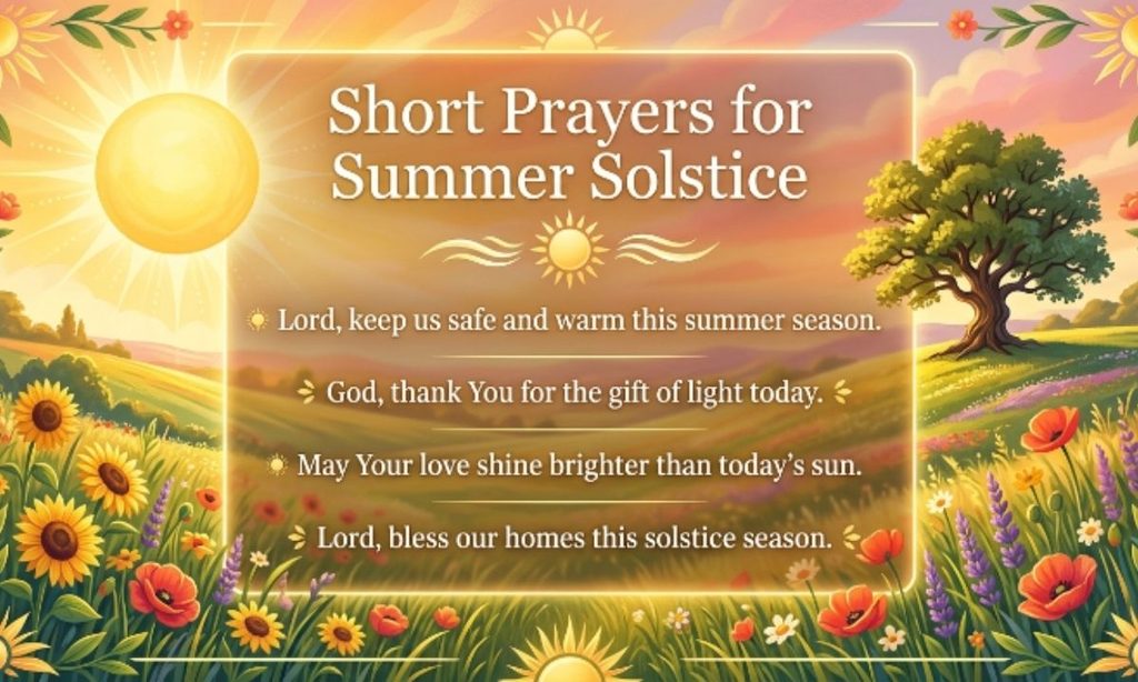 Short Prayers for Summer Solstice
