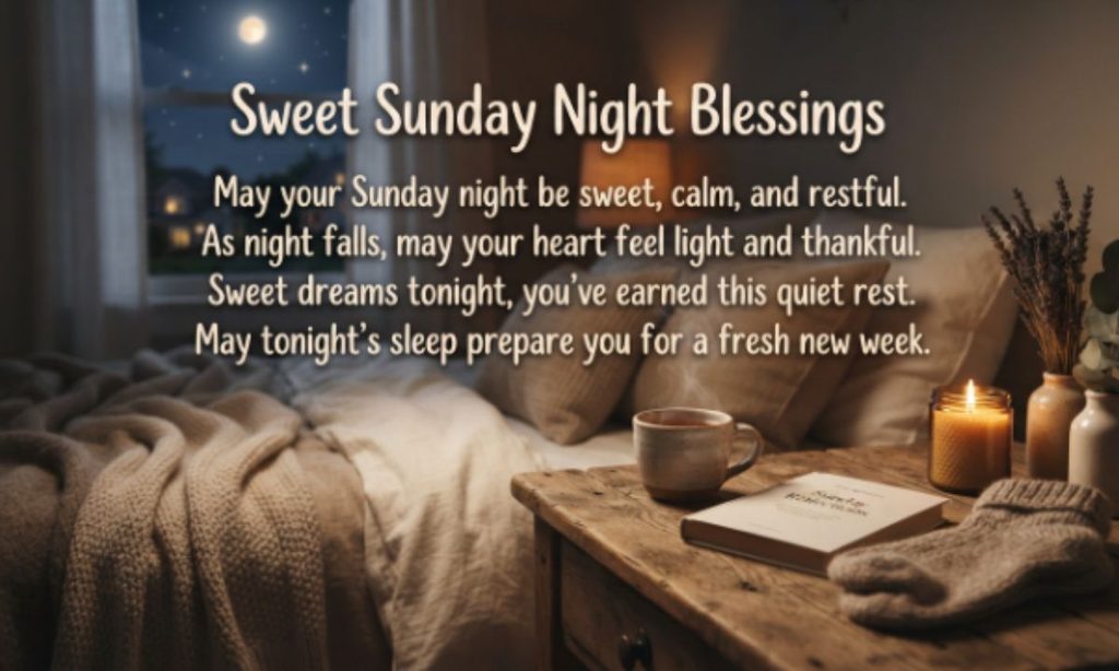 Sweet Sunday Night Blessings