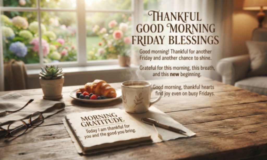 Thankful Good Morning Friday Blessings