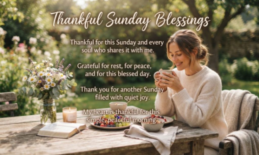 Thankful Sunday Blessings