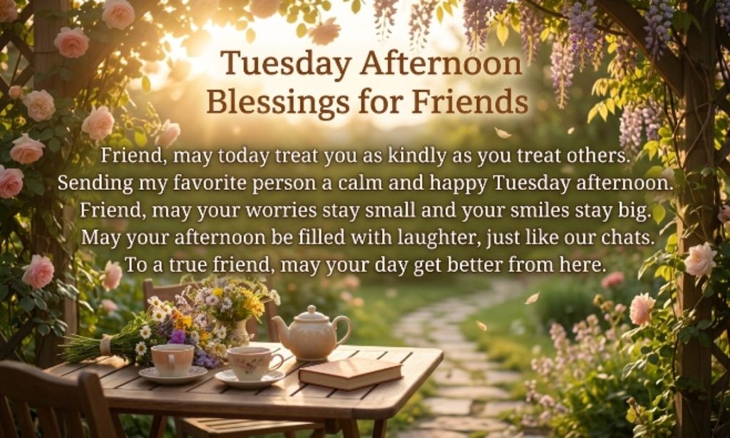 Tuesday Afternoon Blessings for Friends