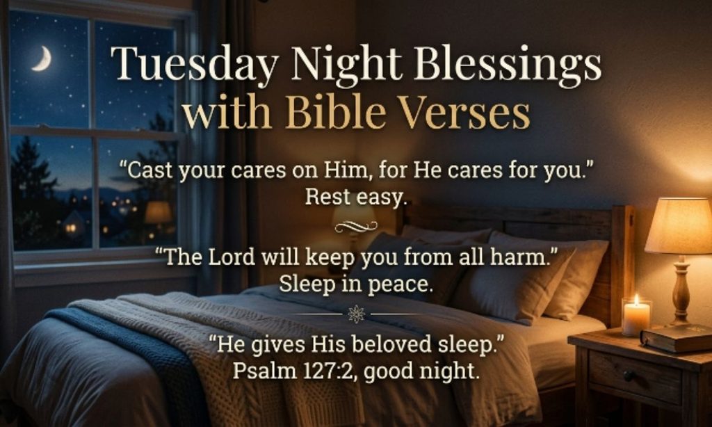 Tuesday Night Blessings with Bible Verses