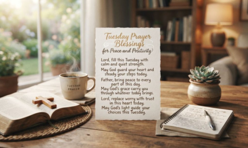Tuesday Prayer Blessings for Peace and Positivity
