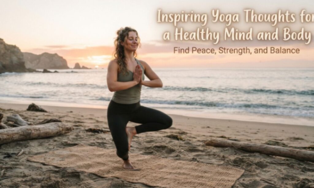 Inspiring Yoga Thoughts for a Healthy Mind and Body