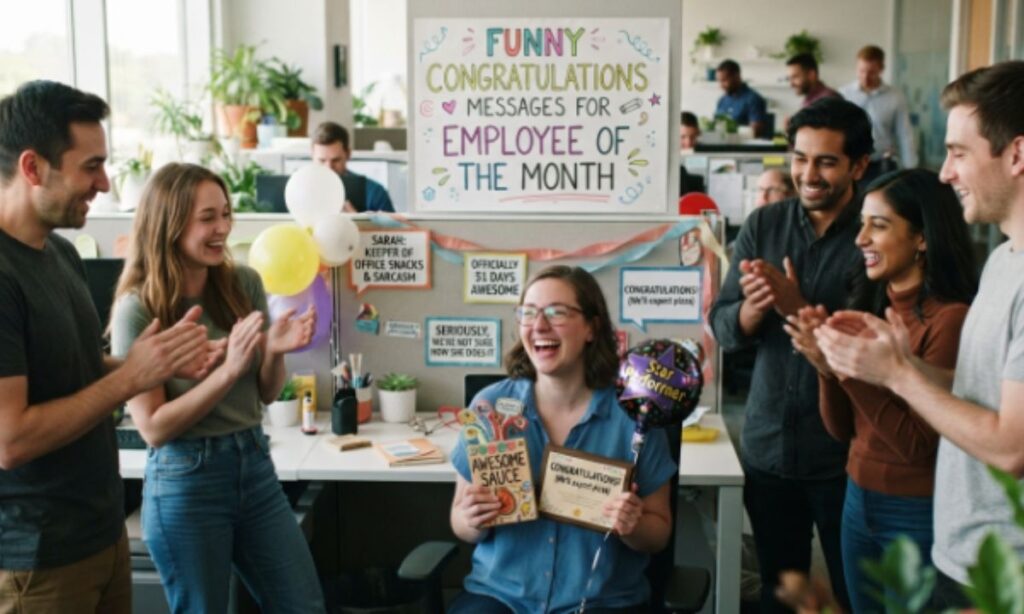 Funny Congratulations Messages for Employee of the Month