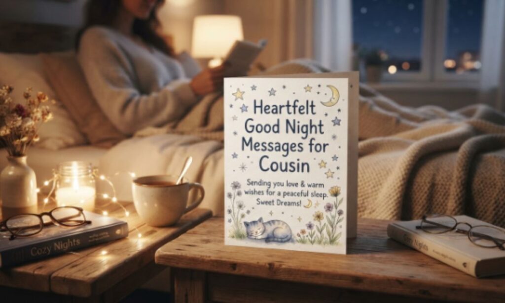 Heartfelt Good Night Messages for Cousin