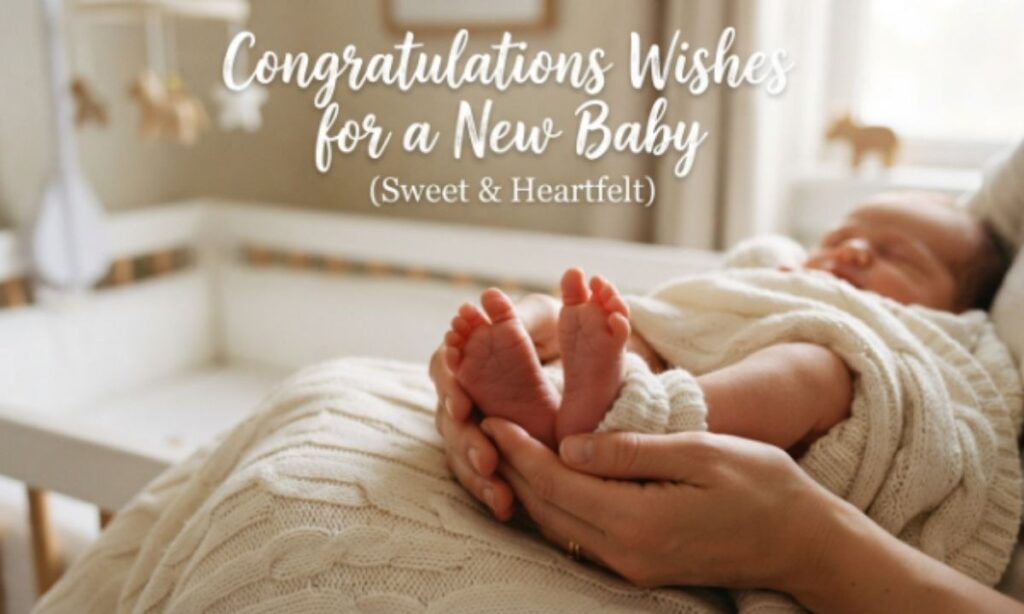 Congratulations Wishes for a New Baby (Sweet & Heartfelt)