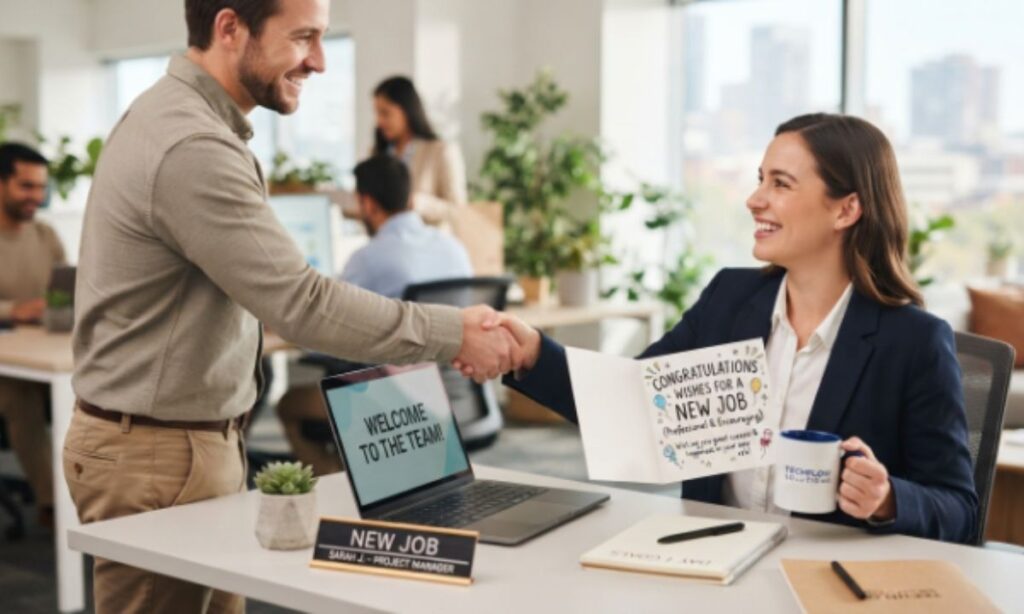 Congratulations Wishes for a New Job (Professional & Encouraging)