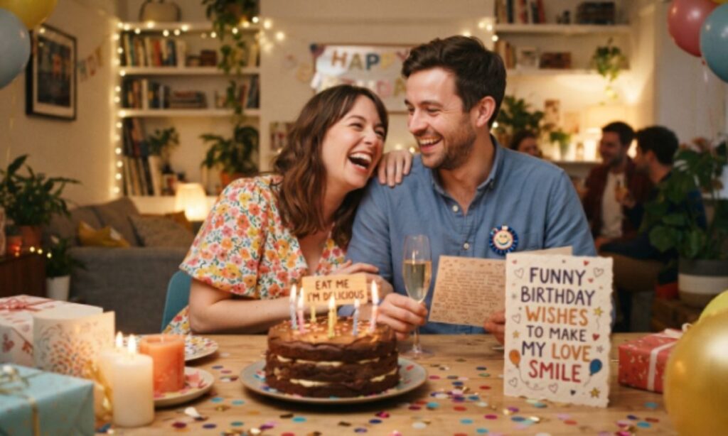 Funny Birthday Wishes to Make My Love Smile