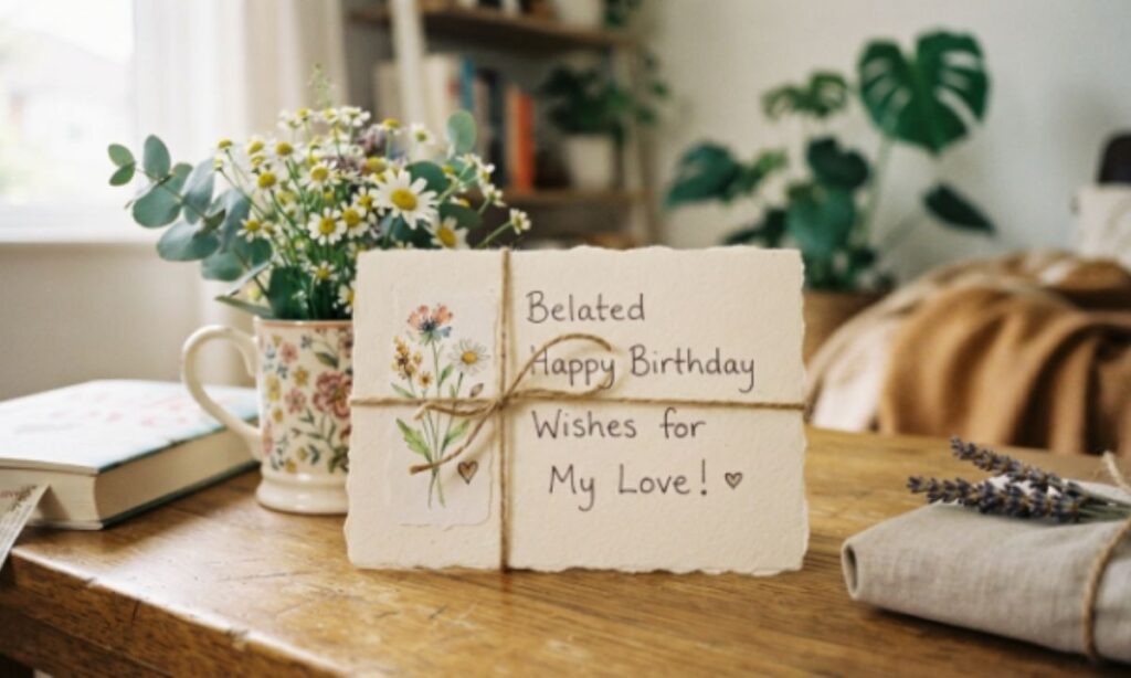 Belated Happy Birthday Wishes for My Love