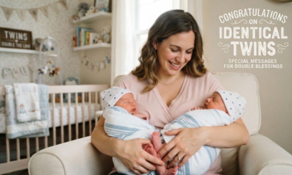 Congratulations on Identical Twins: Special Messages for Double Blessings