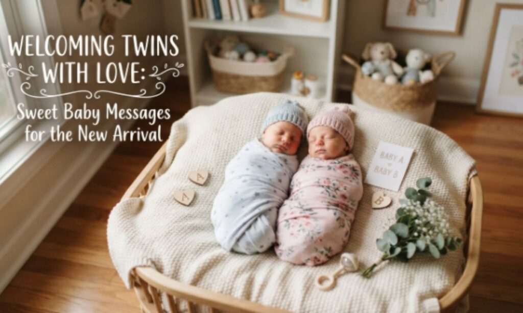 Welcoming Twins with Love: Sweet Baby Messages for the New Arrival