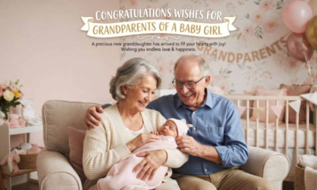 Congratulations Wishes for Grandparents of a Baby Girl