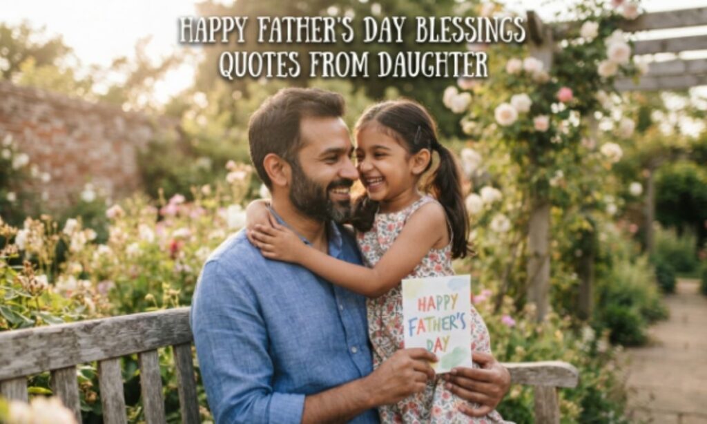 Happy father's day blessings quotes from daughter