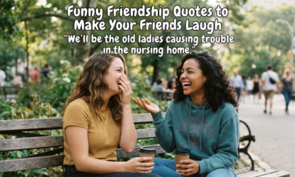 Funny Friendship Quotes to Make Your Friends Laugh