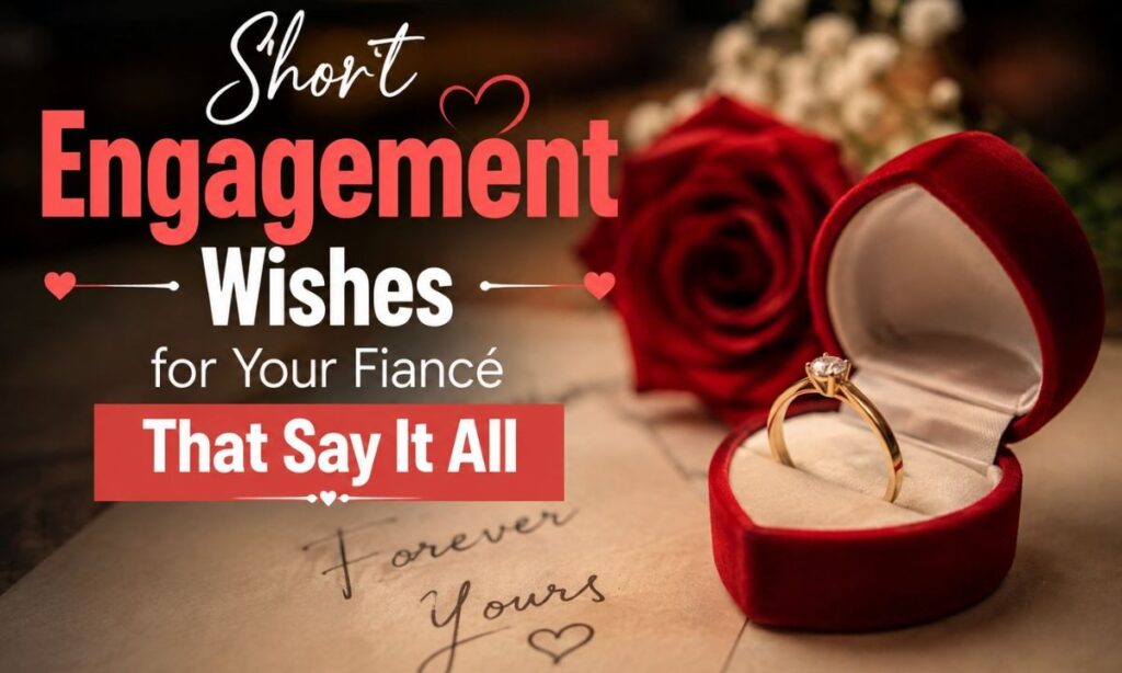 Short Engagement Wishes for Your Fiancé That Say It All