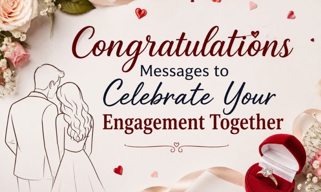 Congratulations Messages to Celebrate Your Engagement Together