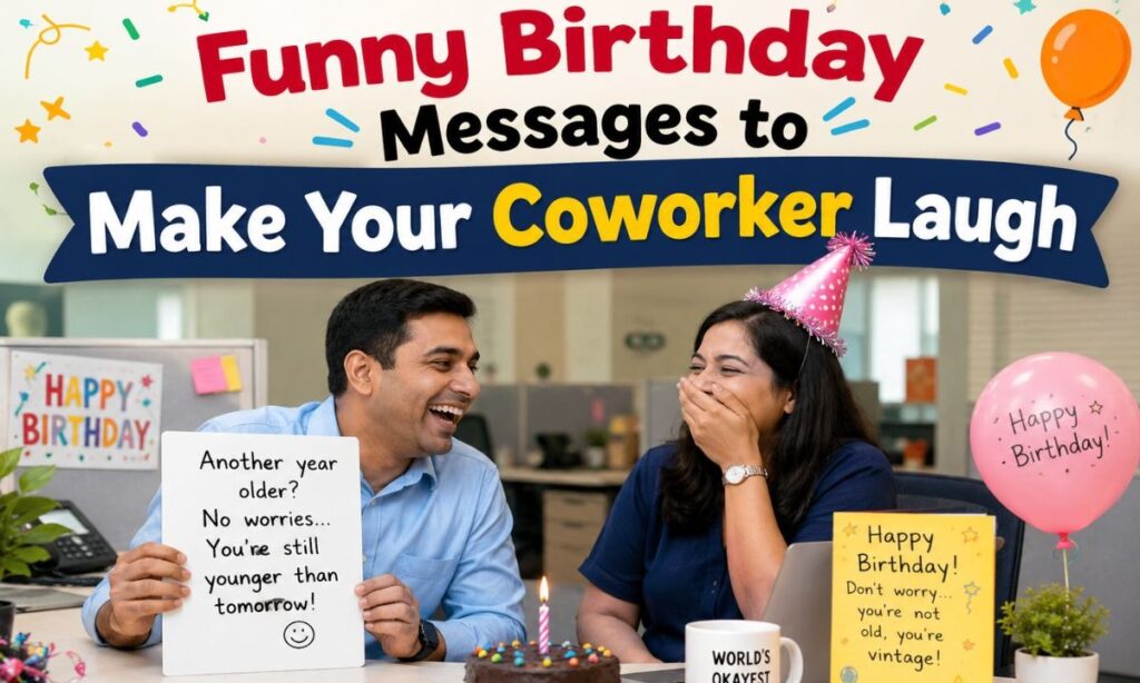 Funny Birthday Messages to Make Your Coworker Laugh