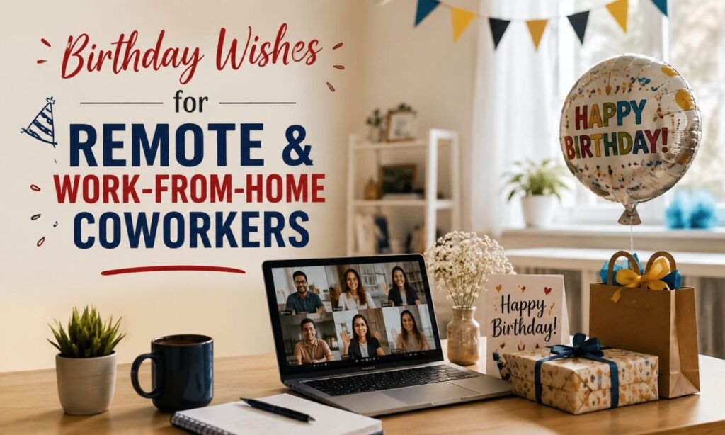 Birthday Wishes for Remote & Work-From-Home Coworkers
