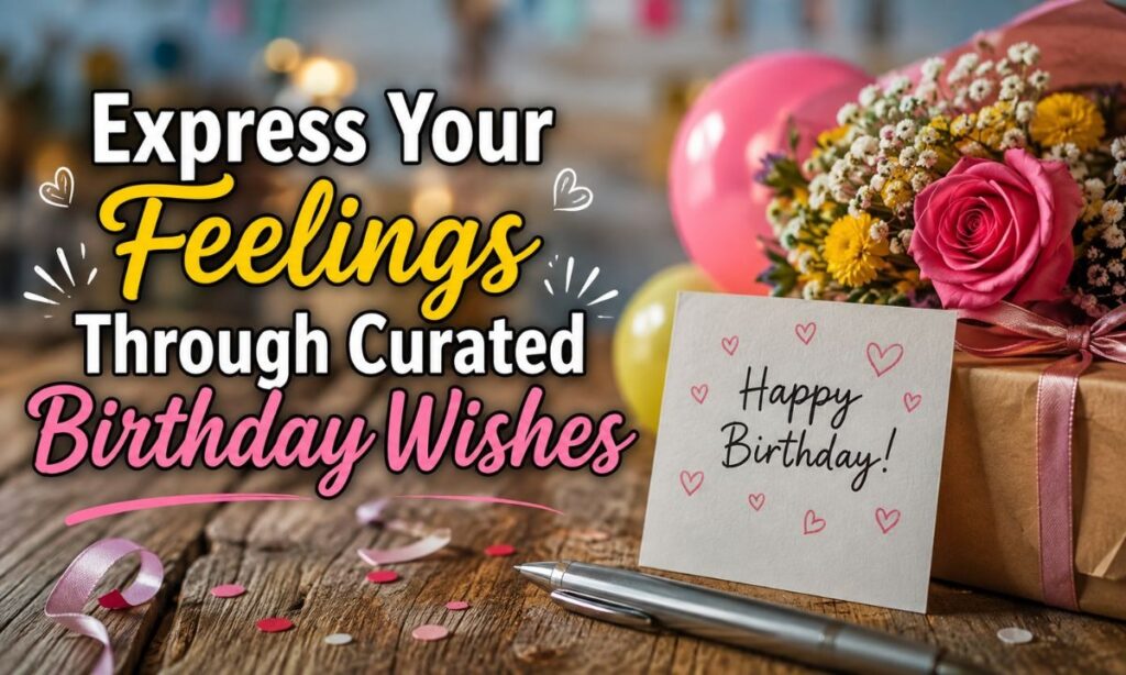 Express Your Feelings Through Curated Birthday Wishes