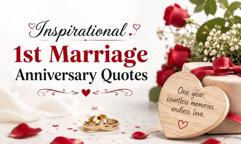 Inspirational 1st Marriage Anniversary Quotes