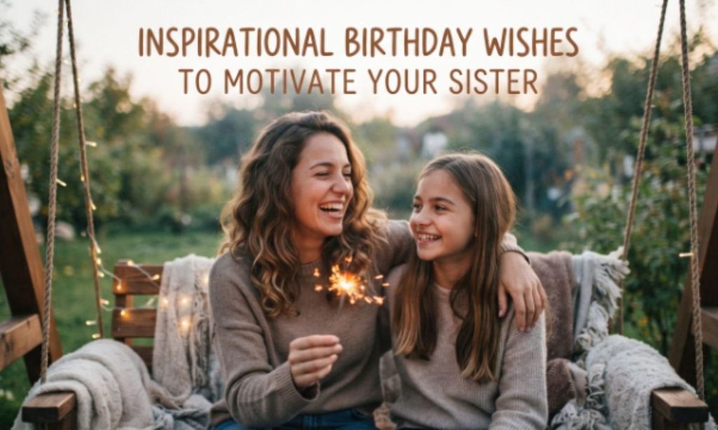 Inspirational Birthday Wishes to Motivate Your Sister