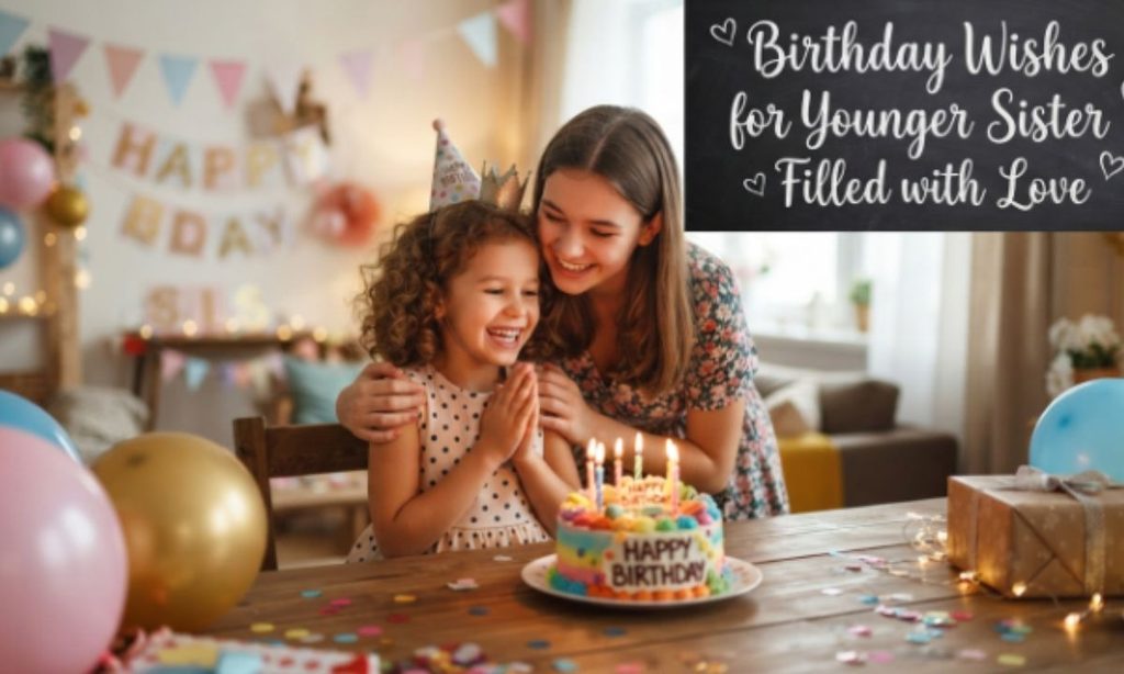 Birthday Wishes for Younger Sister Filled with Love